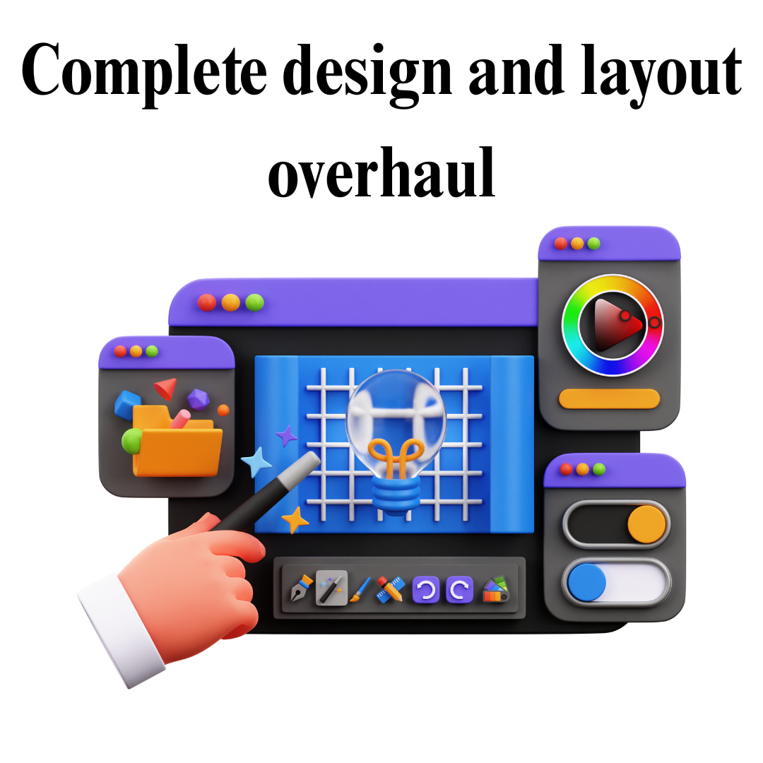 Complete design and layout overhaul